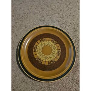 Vintage Futura Stone Duet Serving Plate, S-669, hand painted, stoneware